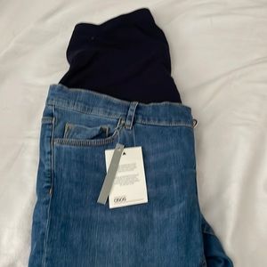 Maternity jeans from ASOS with tags